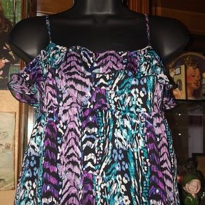 Shoulder top beautiful colors size small